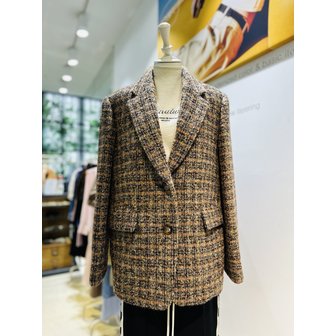 듀엘 [신세계단독] F/W 체크모직 자켓 D244MSF340