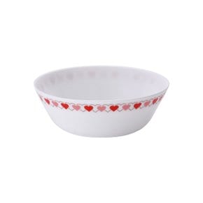 파이렉스 하트 밀크글라스 국공기 15.4cm