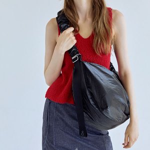 조셉앤스테이시 Daily Shirring Bag L Sleek Black
