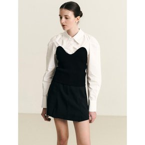 WD_Black minimal mini skirt