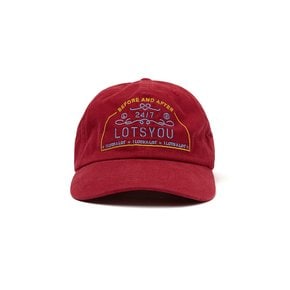 lotsyou_Old Money Classic Ballcap Red