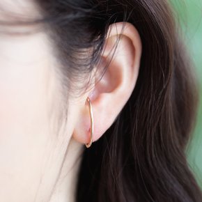 14k 18k 민스틱 이어커프 금 골드 명품 스틱 귀걸이