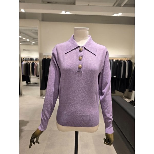 [파주점] 울 블렌드 버튼 포인트 풀오버 니트 JRAA1PO903