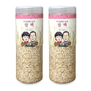 [부지런한 농부] 국내산 전남고흥군 페트용기 압맥 650g x 2개