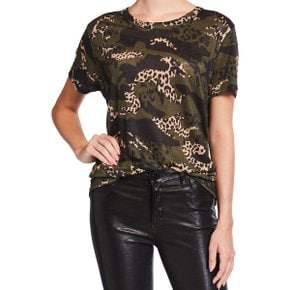 Zadig and Voltaire Aria Camou Print Tee WJTP1802F 쟈딕앤볼테르 아리아 캬무 프린트 티