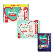 [1팩]유럽산 베이비드라이 기저귀 팬티 밴드 1 2 3 4 5 6 7 단계 pampers 바우처