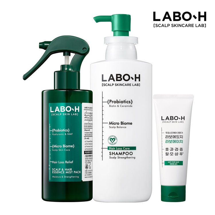 Ssg Only] 라보에이치 탈모증상완화 샴푸 두피강화 400Ml +미스트팩 240Ml +50Ml 샴푸 증정, 믿고 사는 즐거움  Ssg.Com