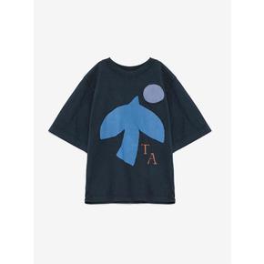 [공식] 트루아티스트 25SS 티셔츠 n05 네이비 블루 T125MA051