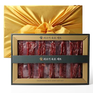 글로벌푸드 [보자기포장]궁육포 쇠고기 육포 선물세트 510g