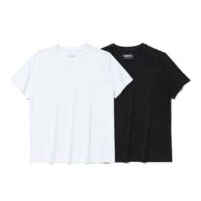 2PACK 반팔티셔츠 화이트X블랙 ITY5TR01GWB
