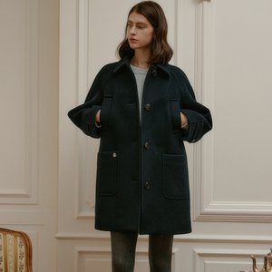 룩캐스트 [23FWCT010]벨라 울 하프 코트 / BELLA WOOL HALF COAT_2colors