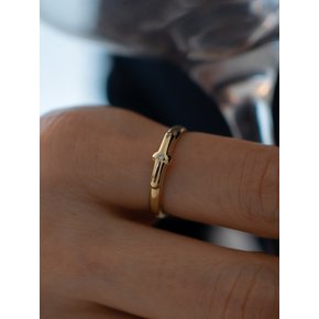 HUG LAB DIA RING_GOLD