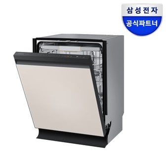 삼성 비스포크 식기세척기 DW60BB815UAP 14인용 열풍건조 빌트인전용 AI식세기 글래스