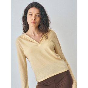 Soma Hooded Tee (Butter Yellow)