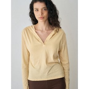 Soma Hooded Tee (Butter Yellow)