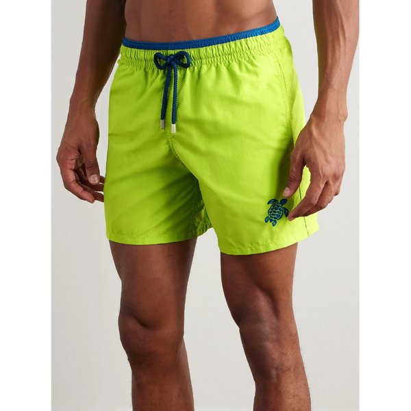 빌보콰 모카 스트레이트 레그 미드 렝스 이코닐 스윔 쇼츠 46376663162874789