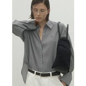 (BL-4263)ESSENTIAL ROUND HEM SHIRT