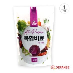 닥터조 복합비료 1kg 오래가는 원예 텃밭용 종합식물영양제