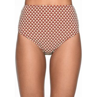 이스퀘어 4765243 OYSHO GEOMETRIC RISE - Bikini bottoms brown