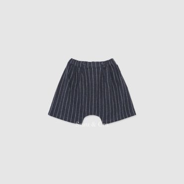 슈슈앤크라 mini 마리셀 배기팬츠 ㅡ 네이비