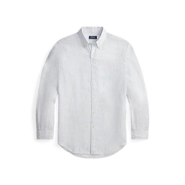 남성 클래식핏 스트라이프 리넨 셔츠(MNPOWOV16824968100)