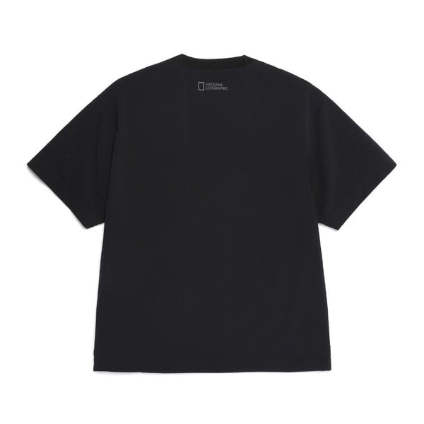 [여주점] N252UTS140 아델리 경량 우븐라운드 반팔 티셔츠 CARBON BLACK