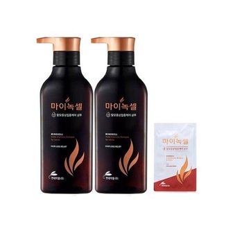  마이녹셀 현대약품 탈모 샴푸 400ml 2개+샘플