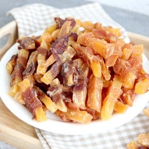 건강한 고구마말이 강아지 간식 소프트 져키 오리 1kg