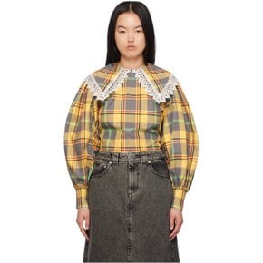 찰스제프리러버보이 옐로우 베이비돌 블라우스 044080101 Carolean Tartan