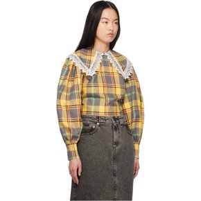 찰스제프리러버보이 옐로우 베이비돌 블라우스 044080101 Carolean Tartan