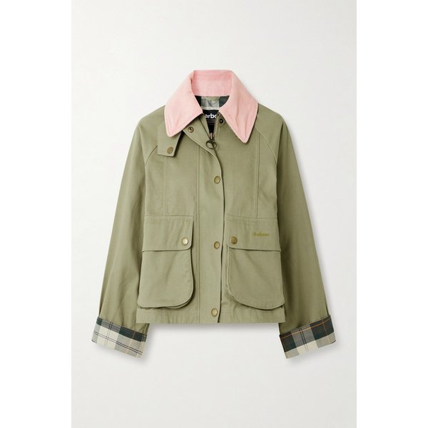 비드넬 코듀로이 트리밍 크롭 코튼 트윌 재킷 46376663163032732