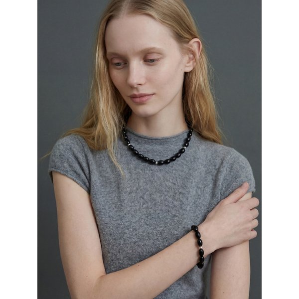 Black Onyx Ball Bracelet