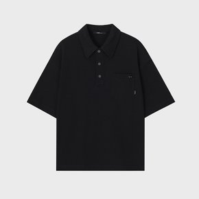 [파주점] 옴므 지제로 와플 피케 카라 티셔츠 SI3TS956BK