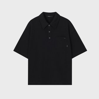 송지오 [파주점] 옴므 지제로 와플 피케 카라 티셔츠 SI3TS956BK