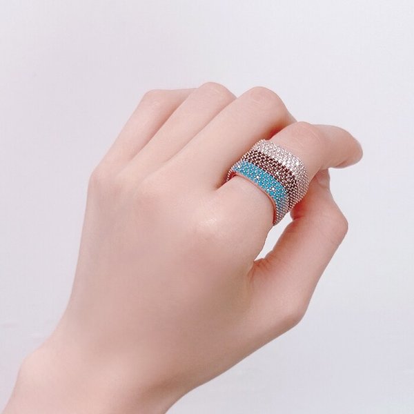 티어 스퀘어 반지(13-20호) RA0399