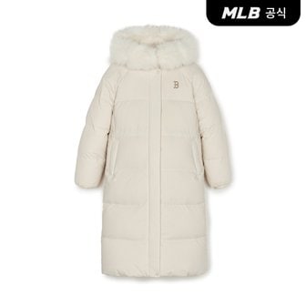 MLB [코리아공식] 여성 커브 롱 패딩 BOS (D.Cream)