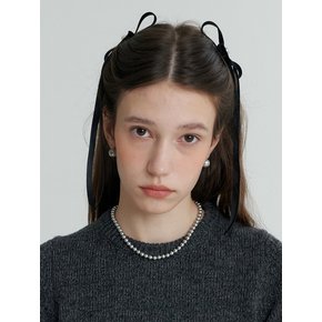 Classic Velvet Ribbon Hair Pin M (L233MHA070)