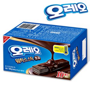 동서식품 오레오  웨하스스틱 초코 150g