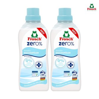 프로쉬 제로 섬유유연제 750ml 2개