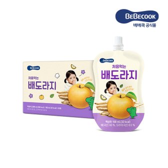 베베쿡 처음 먹는 배도라지 1박스(100ml X 20팩)