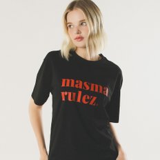 MSMRZ cool cotton T-shirt_Black/red