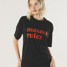 MSMRZ cool cotton T-shirt_Black/red