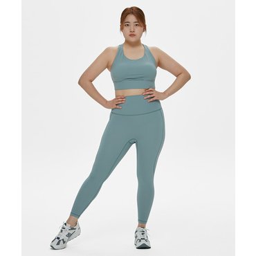 뮬라웨어 플러스사이즈전용  Y존 부각 없는 하이라이즈 노블 플러스 컴피 레깅스 AWSDLG504