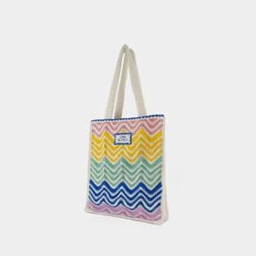 24FW 카사블랑카 토트백 APF24 BAG 103 01 GRADIENT WAVE multicolor