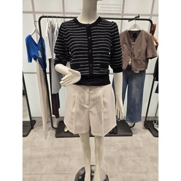 ZOOC 라운드넥 스트라이프 가디건 Z252KSL302