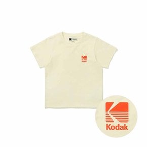 [공식]빅로고 코튼 반팔 티셔츠 키즈 IVORY