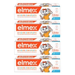 elmex 킨더 치약 2~6세 50ml 4개