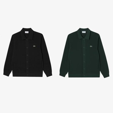 라코스테 (남성)트러커형 셔츠 카라 버튼 가디건(AH222E-55G)2컬러 중 택1