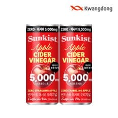 [광동직영] 썬키스트 애사비 제로 사과 250mL 24캔