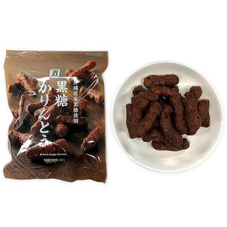  일본 세븐일레븐 세븐프리미엄 흑당 카린토 130g